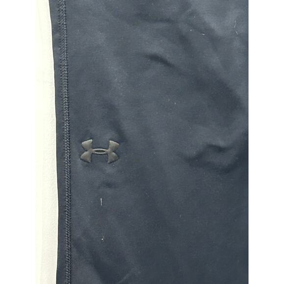 Under Armour Mens S Black ColdGear Storm Loose Fit Track Pants Warm Up Joggers - Picture 2 of 7